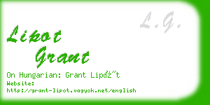 lipot grant business card